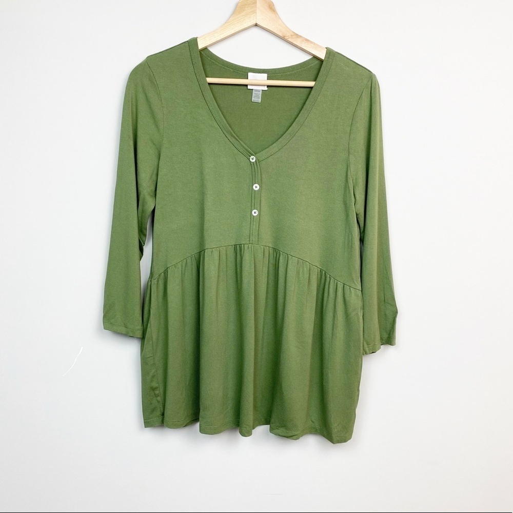 Cupio Baby Doll Striped Shirt
